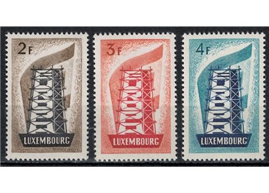 LUXEMBOURG 1956 Europe 3v MNH**