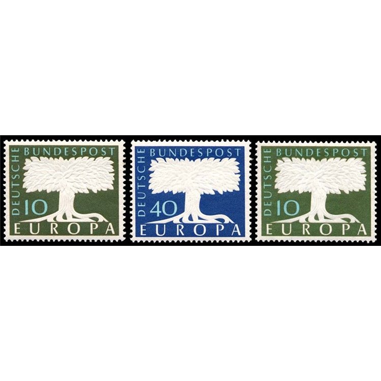 GERMANIA BRD 1957 Europa 3v MNH**