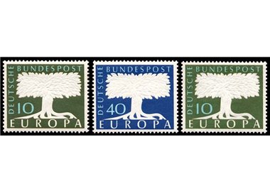 GERMANY BRD 1957 Europe 3v MNH**