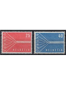 SVIZZERA 1957 Europa 2v MNH**