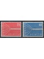 SWITZERLAND 1957 Europe 2v MNH**