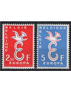 BELGIO 1958 Europa 2v MNH**