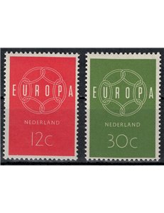 NETHERLANDS 1959 Europe 2v MNH**