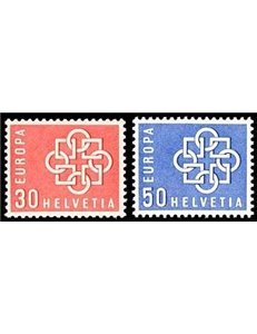 SWITZERLAND 1959 Europe 2v MNH**