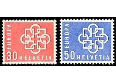 SVIZZERA 1959 Europa 2v MNH**
