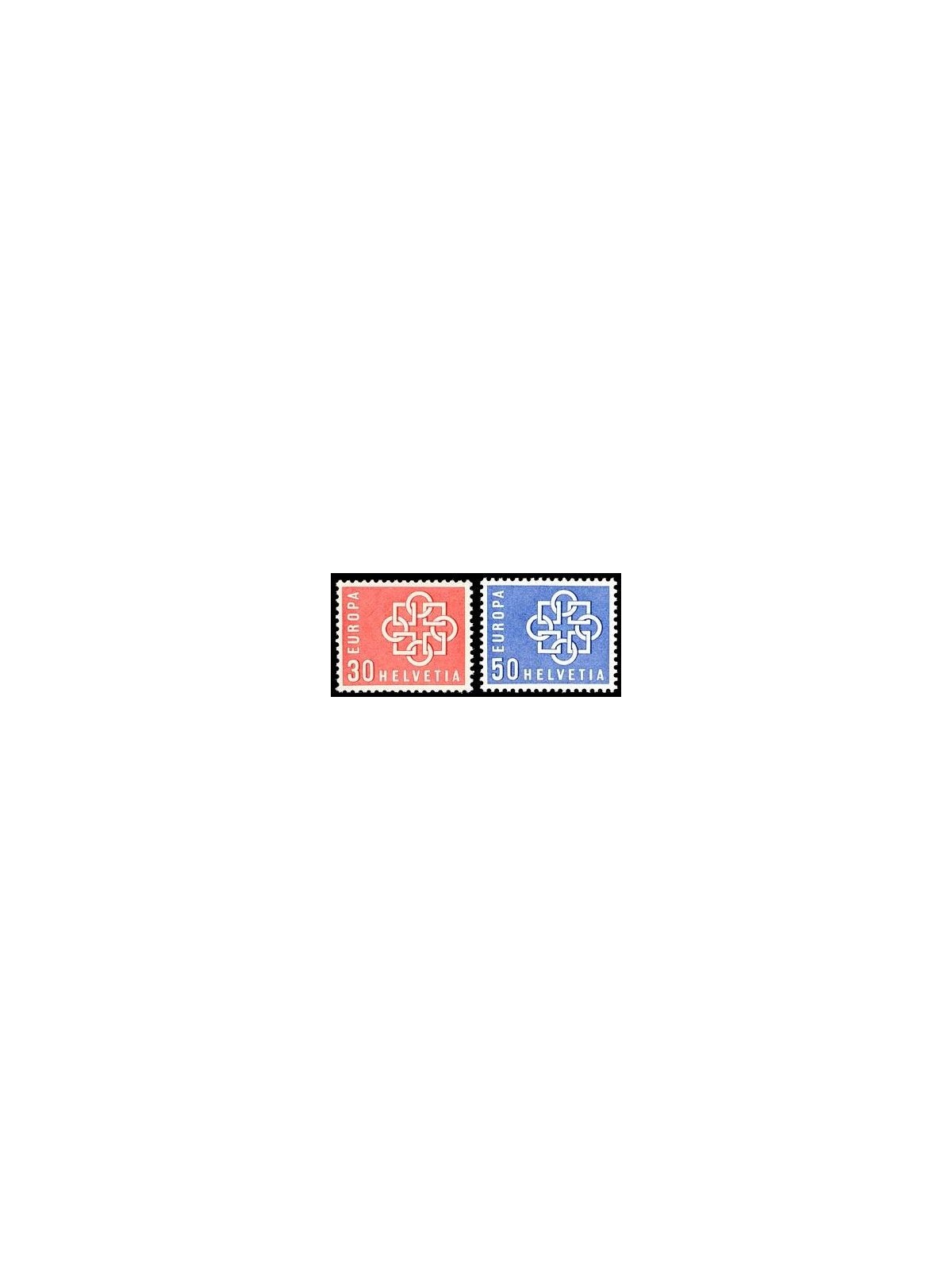 SWITZERLAND 1959 Europe 2v MNH**