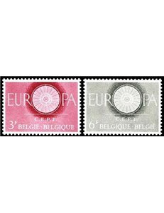 BELGIUM 1960 Europe 2v MNH**
