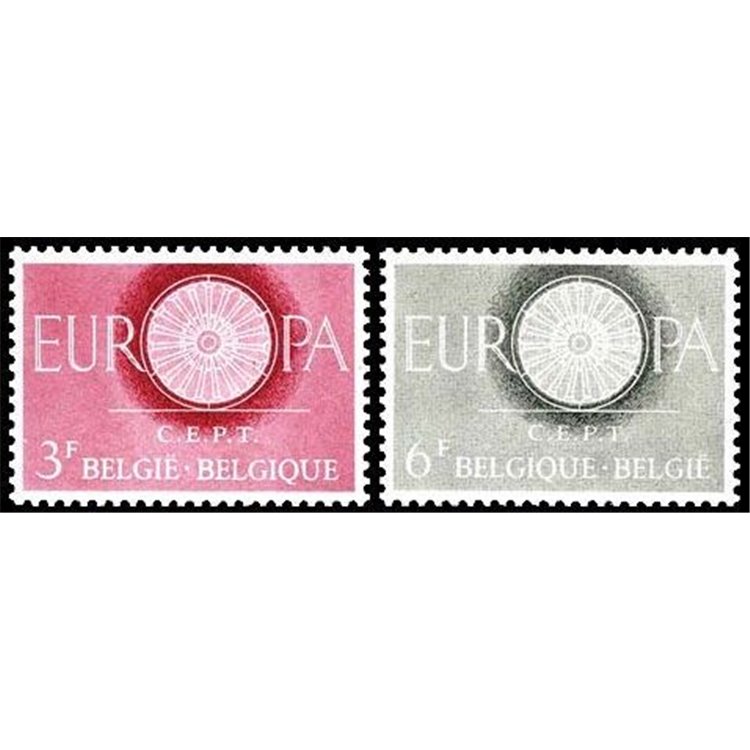 BELGIO 1960 Europa 2v MNH**