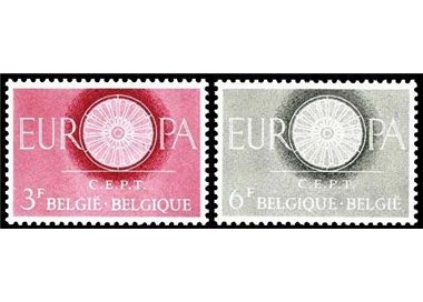 BELGIO 1960 Europa 2v MNH**