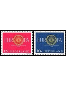 NETHERLANDS 1960 Europe 2v MNH**