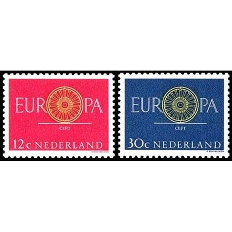 OLANDA 1960 Europa 2v MNH**