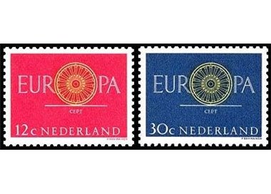 NETHERLANDS 1960 Europe 2v MNH**