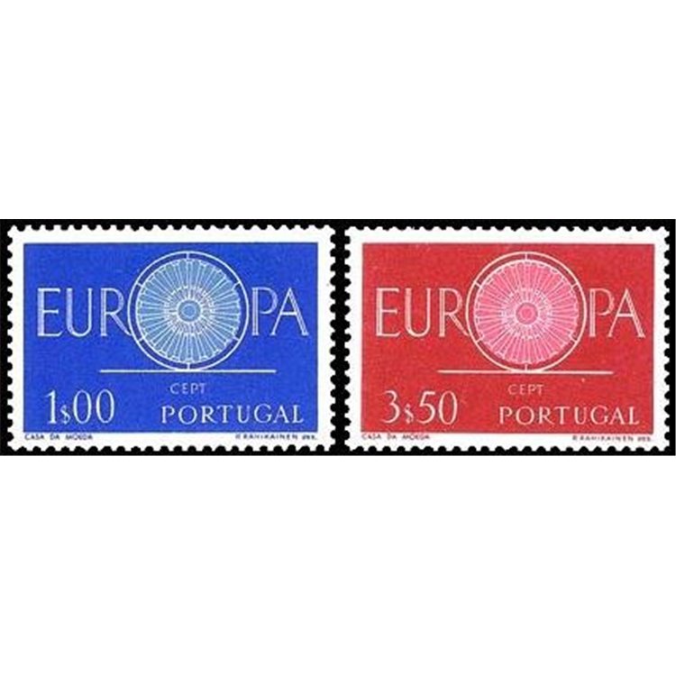 PORTUGAL 1960 Europe 2v MNH**
