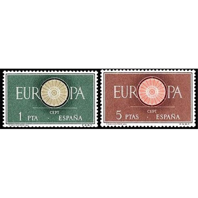 SPAIN 1960 Europe 2v MNH**
