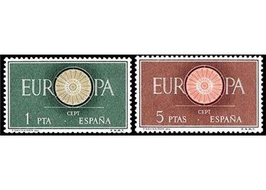 SPAIN 1960 Europe 2v MNH**