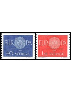 SVEZIA 1960 Europa 2v MNH**