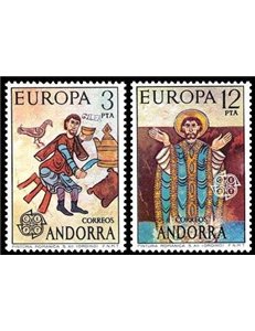 ANDORRA SPAGNOLA 1975 Europa 2v MNH**