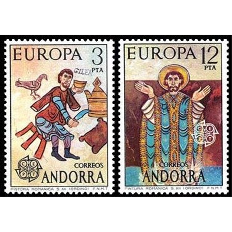 ANDORRA SPAGNOLA 1975 Europa 2v MNH**