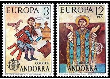 ANDORRA SPAGNOLA 1975 Europa 2v MNH**