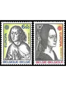 BELGIUM 1975 Europe 2v MNH**
