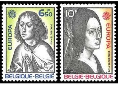 BELGIO 1975 Europa 2v MNH**