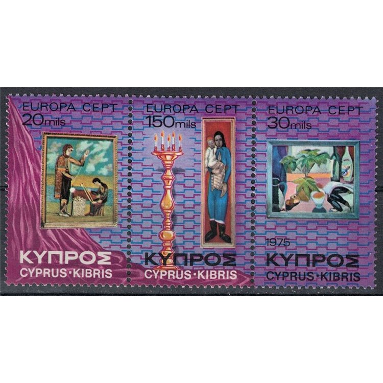 CIPRO 1975 Europa 3v MNH**