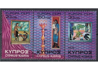 CYPRUS 1975 Europe 3v MNH**