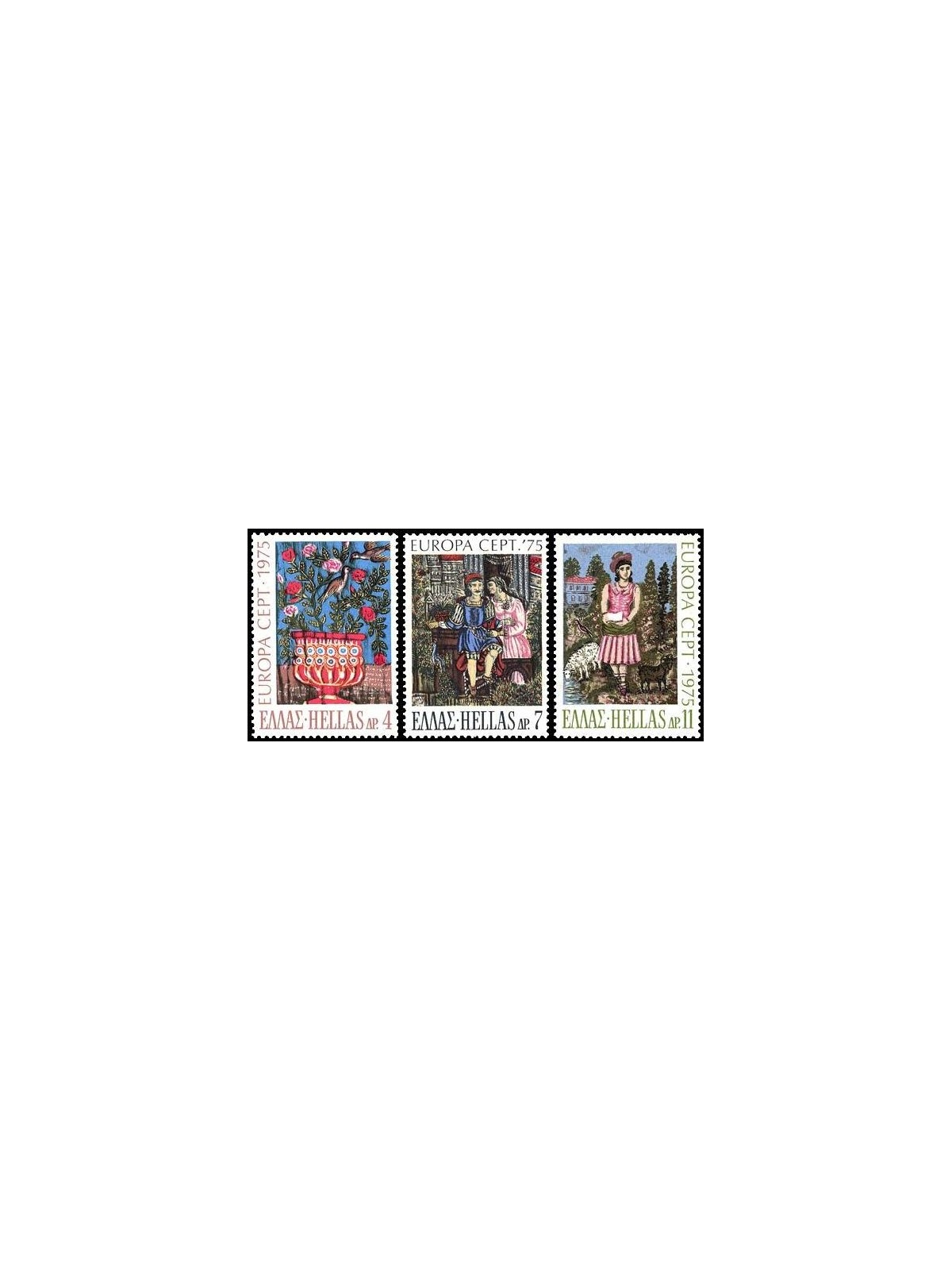 GREECE 1975 Europe 3v MNH**