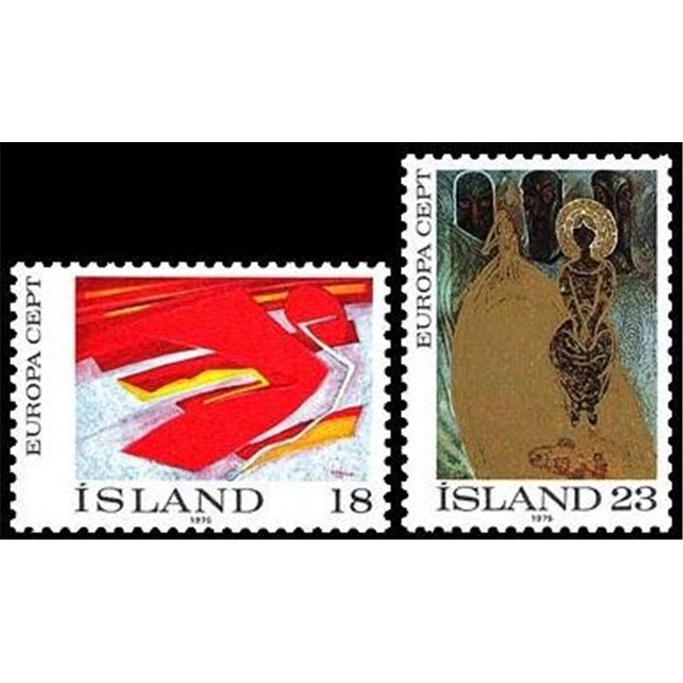 ISLANDA 1975 Europa 2v MNH**