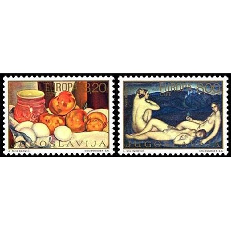 YUGOSLAVIA 1975 Europe 2v MNH**