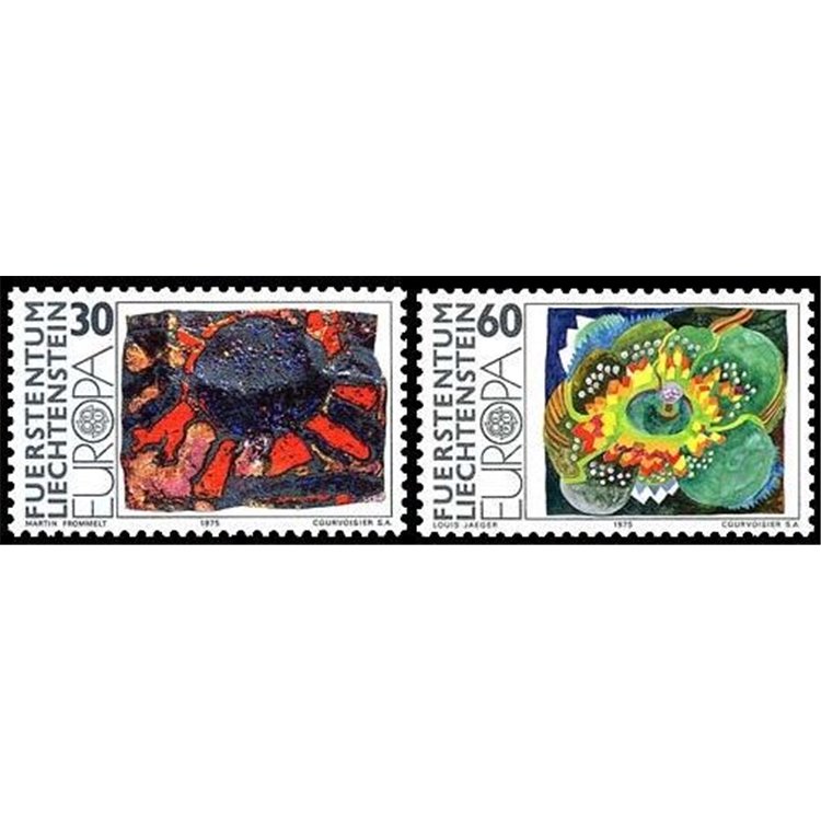 LIECHTENSTEIN 1975 Europa 2v MNH**
