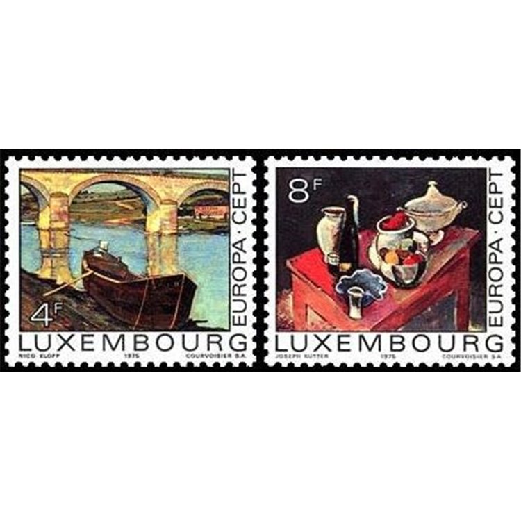 LUSSEMBURGO 1975 Europa 2v MNH**