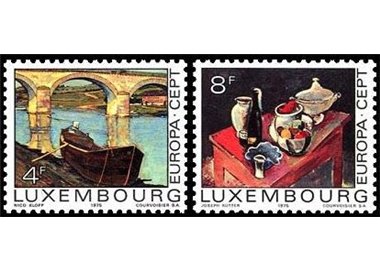 LUSSEMBURGO 1975 Europa 2v MNH**