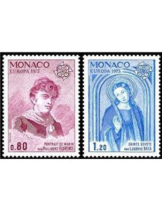 MONACO 1975 Europa 2v MNH**