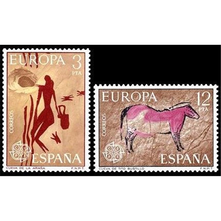 SPAIN 1975 Europe 2v MNH**