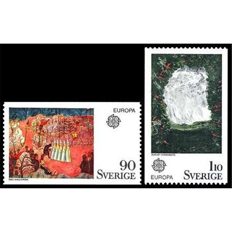 SWEDEN 1975 Europe 2v MNH**