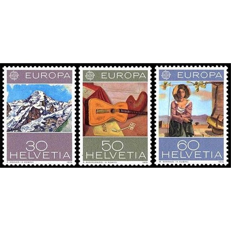 SWITZERLAND 1975 Europe 3v MNH**