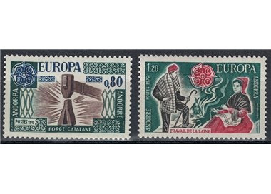 FRENCH ANDORRA 1976 Europe 2v MNH**