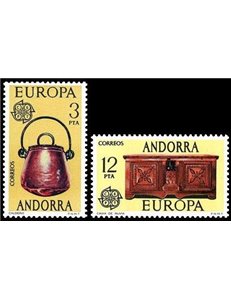 ANDORRA SPAGNOLA 1976 Europa 2v MNH**