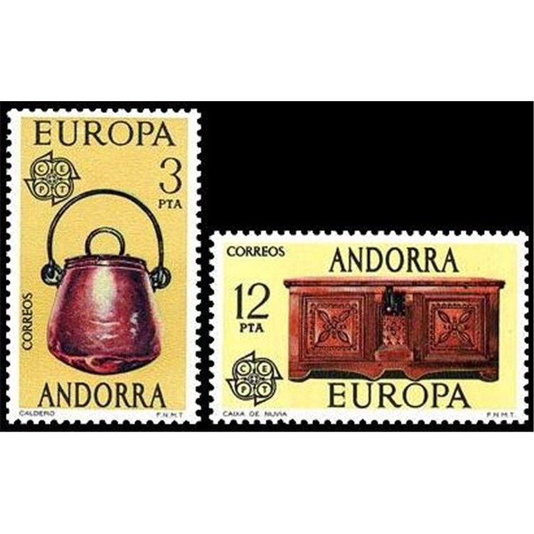 ANDORRA SPAGNOLA 1976 Europa 2v MNH**