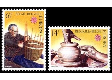 BELGIO 1976 Europa 2v MNH**