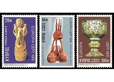 CYPRUS 1976 Europe 3v MNH**