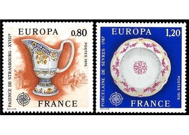 FRANCIA 1976 Europa 2v MNH**