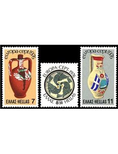 GRECIA 1976 Europa 3v MNH**