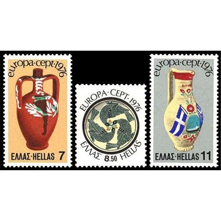 GRECIA 1976 Europa 3v MNH**