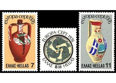 GRECIA 1976 Europa 3v MNH**