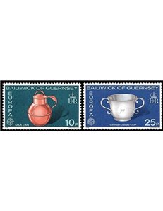 GUERNSEY 1976 Europa 2v MNH**