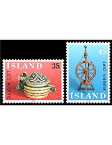 ISLANDA 1976 Europa 2v MNH**