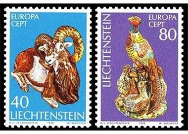 LIECHTENSTEIN 1976 Europa 2v MNH**