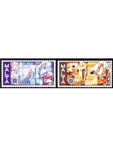 MALTA 1976 Europa 2v MNH**